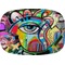 Abstract Eye Painting Melamine Platter (Personalized)