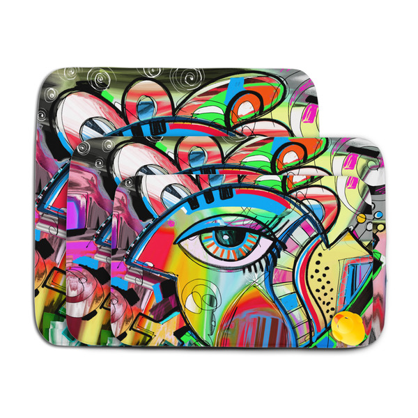 Abstract Eye Painting Memory Foam Bath Mat - MAIN PARENT