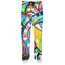 Abstract Eye Painting Men's Pjs Front - on model