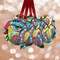 Abstract Eye Painting Metal Ornaments - Parent Main