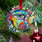Abstract Eye Painting Metal Paw Ornament - Lifestyle