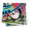 Abstract Eye Painting Microfiber Dish Rag - FOLDED (square)