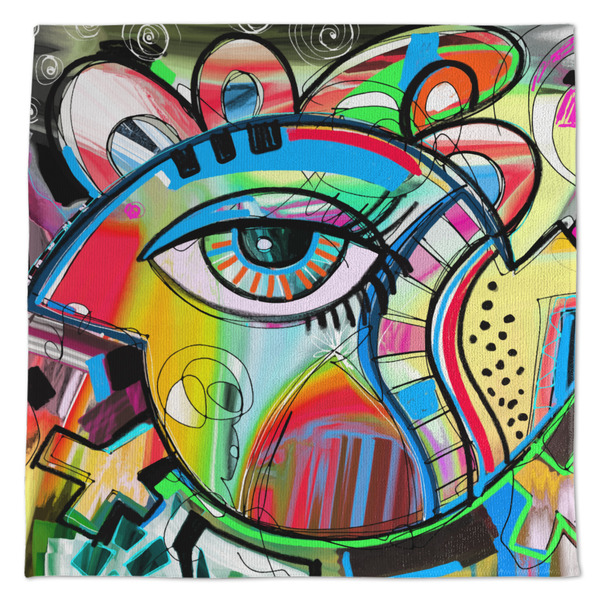 Custom Abstract Eye Painting Microfiber Dish Towel