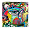 Abstract Eye Painting Microfiber Dish Rag - Front/Approval
