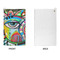 Abstract Eye Painting Microfiber Golf Towels - APPROVAL