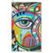 Abstract Eye Painting Microfiber Golf Towel - Large