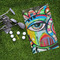 Abstract Eye Painting Microfiber Golf Towels - LIFESTYLE