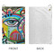 Abstract Eye Painting Microfiber Golf Towels - Small - APPROVAL