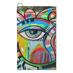 Abstract Eye Painting Microfiber Golf Towel - Small