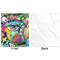 Abstract Eye Painting Minky Blanket - 50"x60" - Single Sided - Front & Back