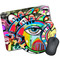 Abstract Eye Painting Mouse Pads - Round & Rectangular