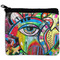 Abstract Eye Painting Neoprene Coin Purse - Front