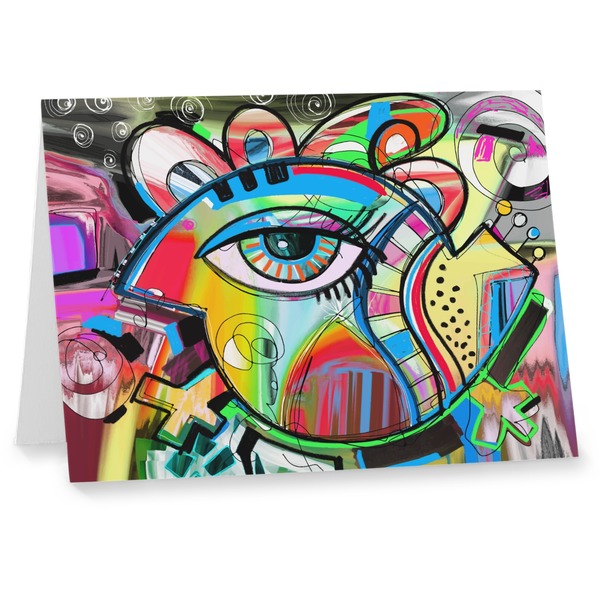 Custom Abstract Eye Painting Note cards