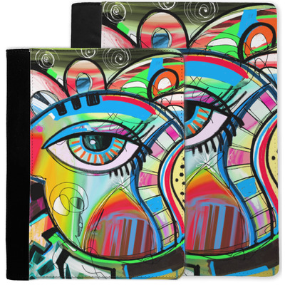 Abstract Eye Painting Notebook Padfolio