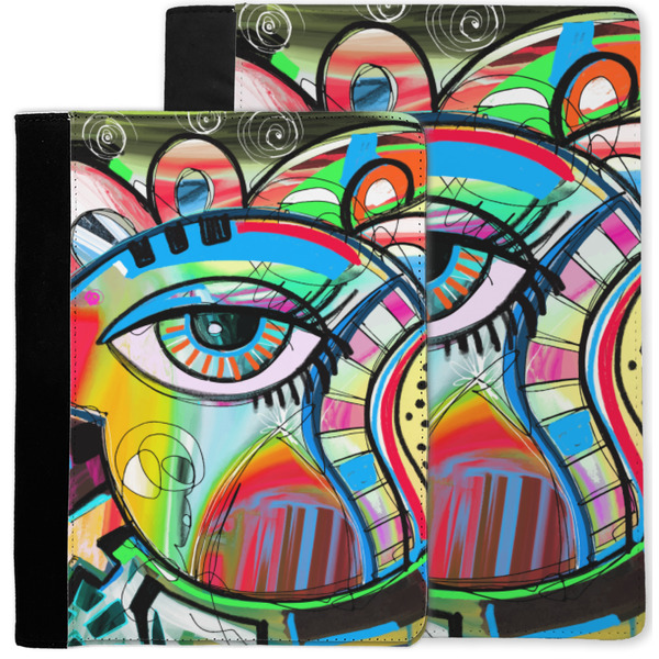 Abstract Eye Painting Notebook Padfolio - MAIN