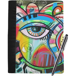 Abstract Eye Painting Notebook Padfolio - Large