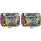 Abstract Eye Painting Octagon Placemat - Double Print Front and Back