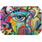 Abstract Eye Painting Octagon Placemat - Single front