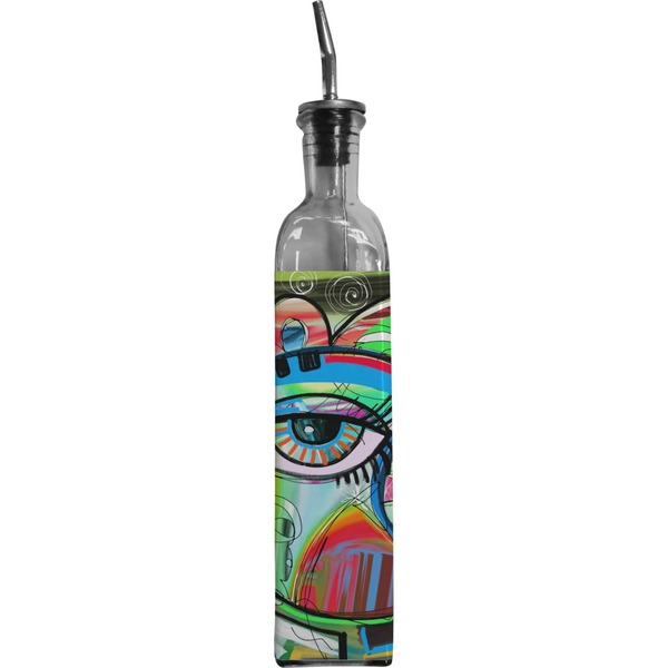 Custom Abstract Eye Painting Oil Dispenser Bottle