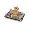 Abstract Eye Painting Outdoor Dog Beds - Small - IN CONTEXT