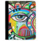 Abstract Eye Painting Padfolio Clipboards - Large - FRONT