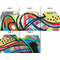 Abstract Eye Painting Page Dividers - Set of 5 - Approval