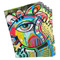 Abstract Eye Painting Page Dividers - Set of 5 - Main/Front
