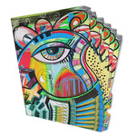 Abstract Eye Painting Binder Tab Divider - Set of 6
