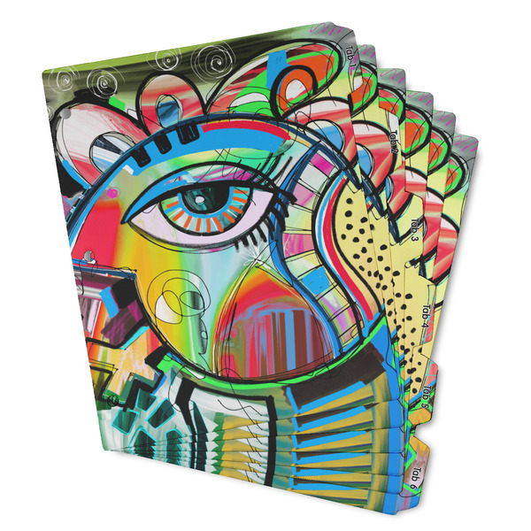 Abstract Eye Painting Page Dividers - Set of 6 - Main/Front