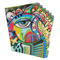 Abstract Eye Painting Page Dividers - Set of 6 - Main/Front