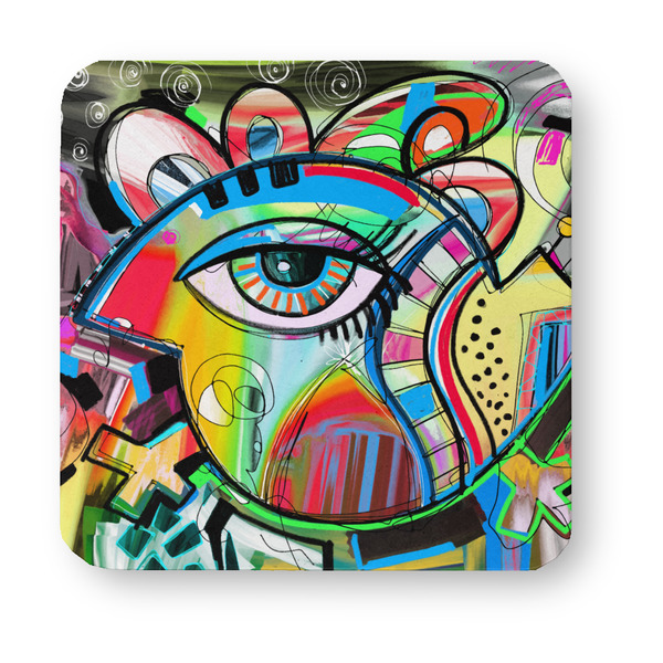 Abstract Eye Painting Paper Coasters - Approval