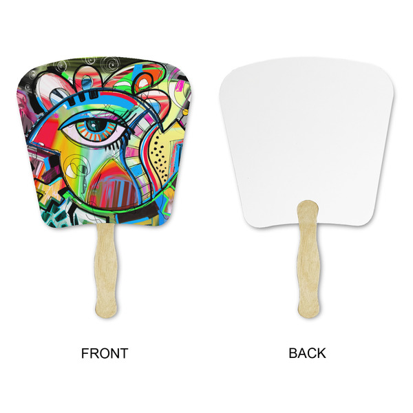 Abstract Eye Painting Paper Fans - Approval