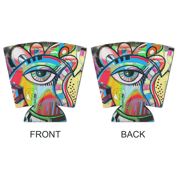 Abstract Eye Painting Party Cup Sleeves - with bottom - APPROVAL