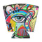 Abstract Eye Painting Party Cup Sleeves - with bottom - FRONT