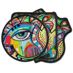 Abstract Eye Painting Iron on Patches