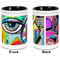 Abstract Eye Painting Pencil Holder - Black - approval