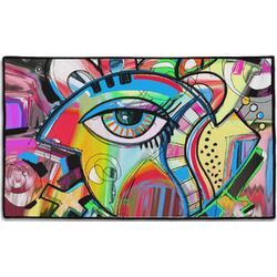 Abstract Eye Painting Door Mat - 60"x36"