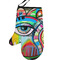 Abstract Eye Painting Personalized Oven Mitt - Left