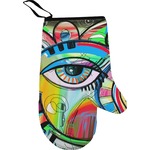 Abstract Eye Painting Right Oven Mitt