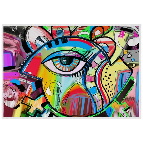 Abstract Eye Painting Personalized Placemat (Back)
