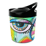 Abstract Eye Painting Plastic Ice Bucket