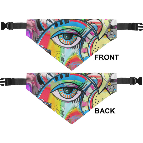 Abstract Eye Painting Pet Bandana Approval