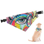 Abstract Eye Painting Dog Bandana - XLarge