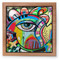 Abstract Eye Painting Pet Urn - Apvl