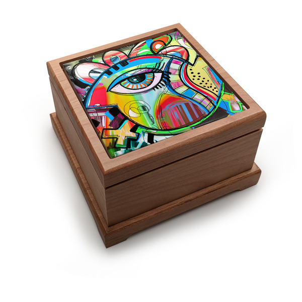 Custom Abstract Eye Painting Pet Urn