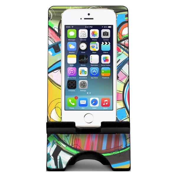 Abstract Eye Painting Phone Stand w/ Phone