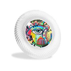 Abstract Eye Painting Plastic Party Appetizer & Dessert Plates - 6"