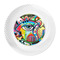 Abstract Eye Painting Plastic Party Dinner Plates - Approval