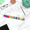 Abstract Eye Painting Plastic Ruler - 12" - LIFESTYLE