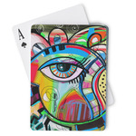 Abstract Eye Painting Playing Cards